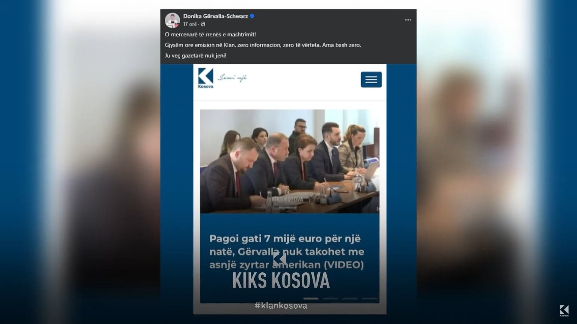 Donika Gërvalla “e mbyll gojën” për takimet në ShBA, “e hap” kur shan gazetarët (VIDEO)