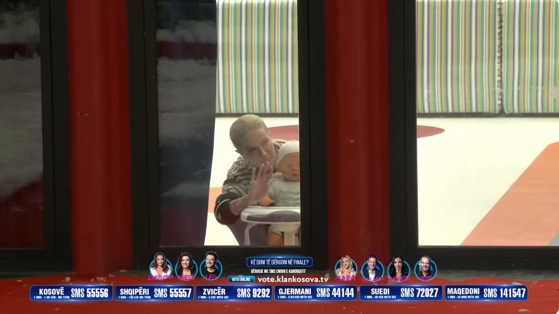 Sara e prezanton "foshnjën" me shtëpinë, i tregon se Drilonin e ka baba