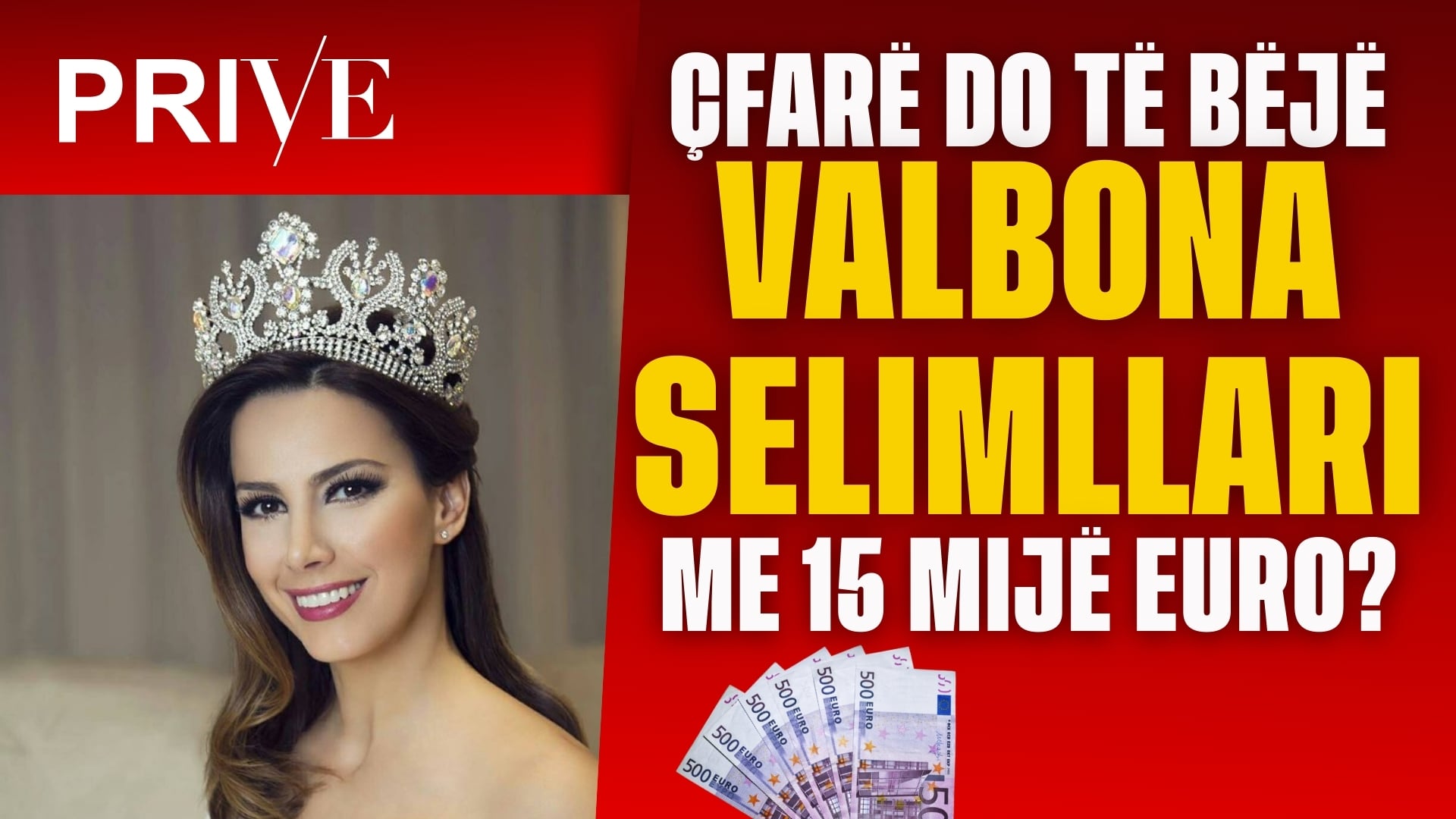 Çfarë do të bëjë në Kosovë me 15 mijë euro Valbona Selimllari? (VIDEO)