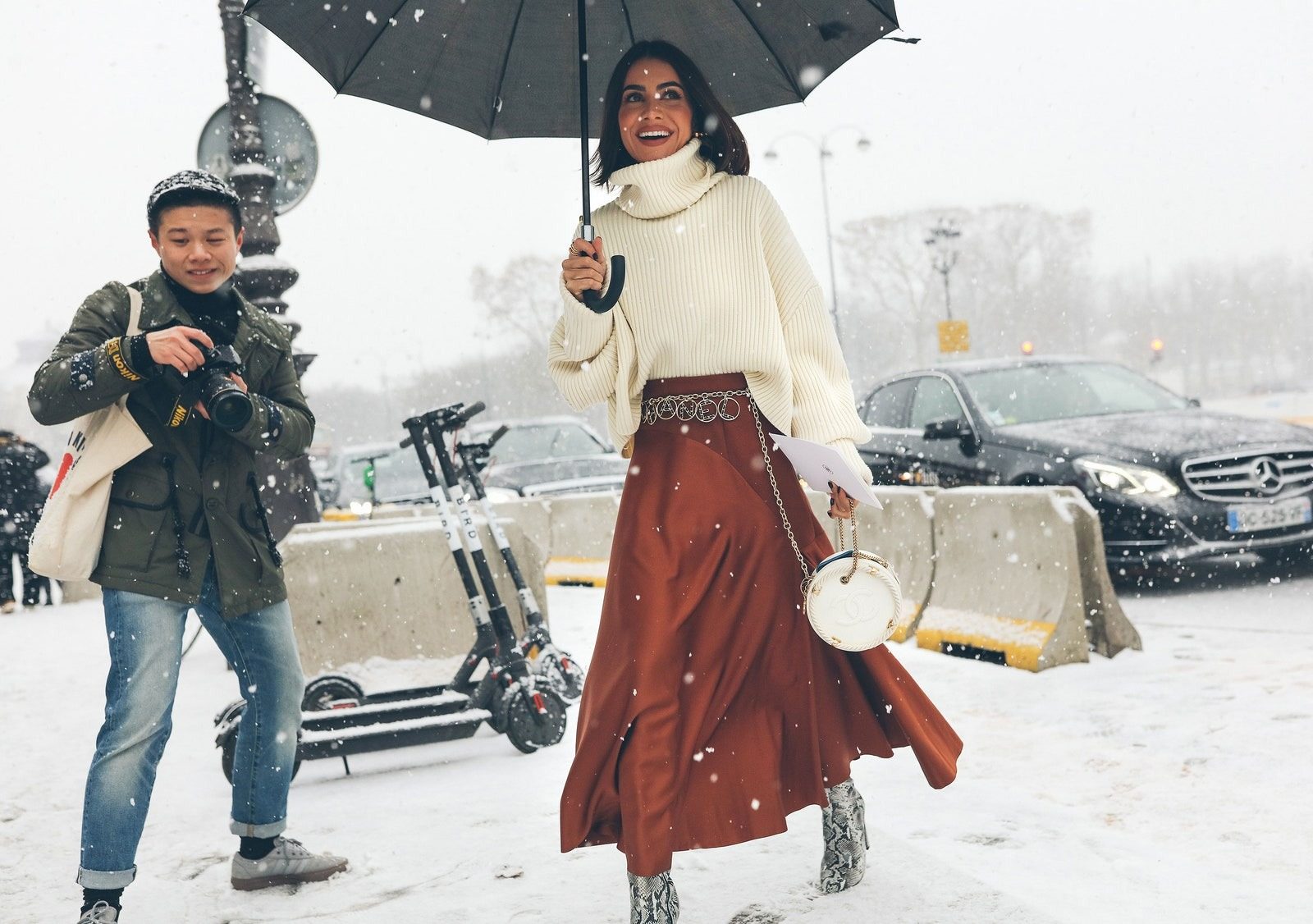 Moda në dimër: Kur stili dhe bora bashkohen (FOTO)