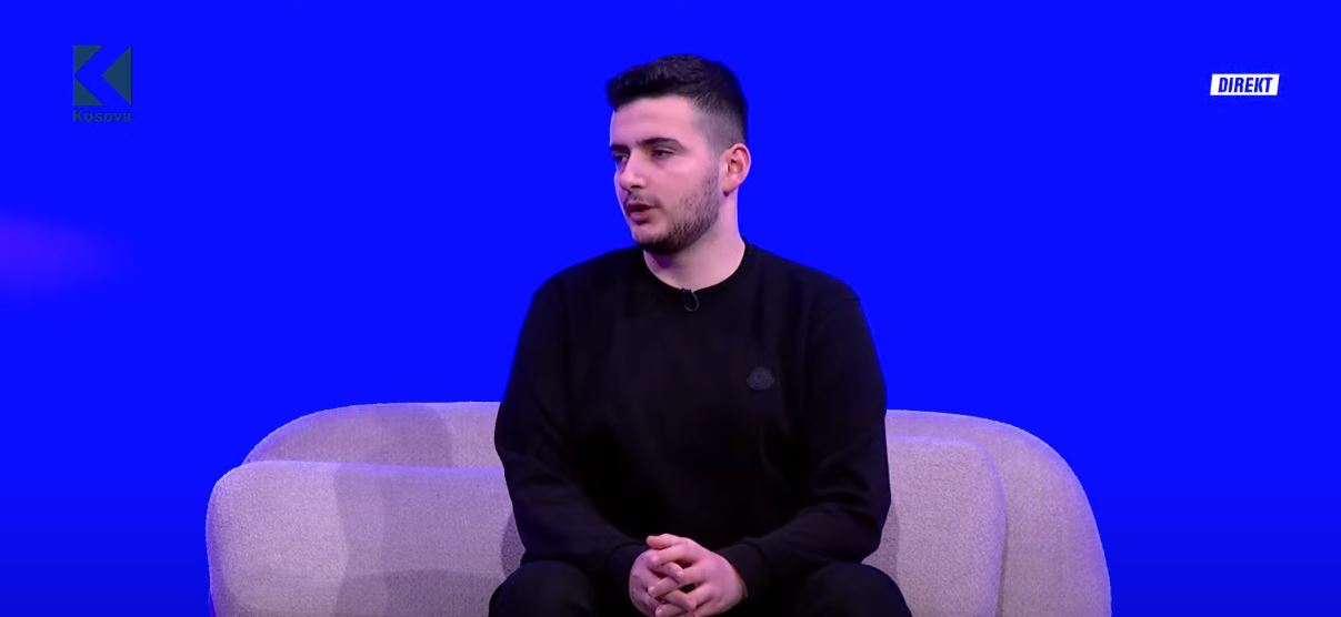 Bleron Ajeti, gazetari i sportit në Klan Kosova