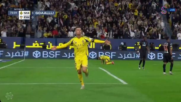 Cristiano Ronaldo realizon supergol në fitoren e Al Nassr