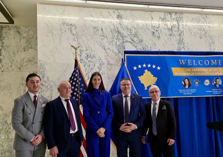 Gazmend Hoxha gjate vizites ne New York