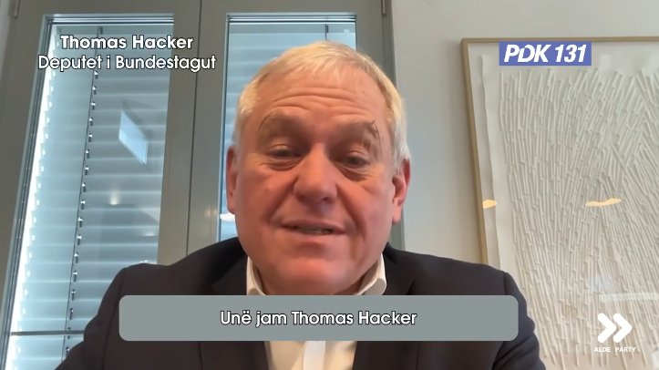 Deputeti gjerman, Thomas Hacker i jep mbështetje Bedri Hamzës