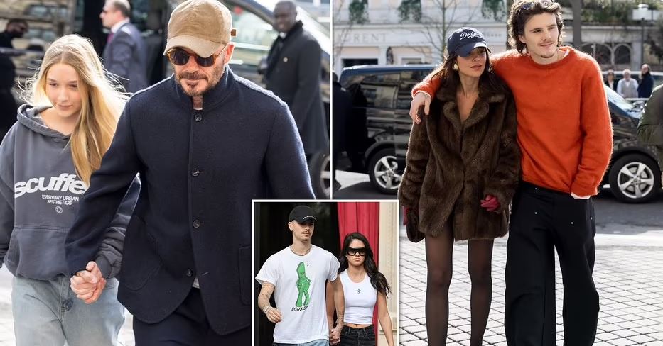 Familja Beckham "pushton" Parisin