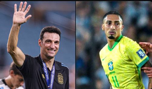 Scaloni "e fal" Raphinhën