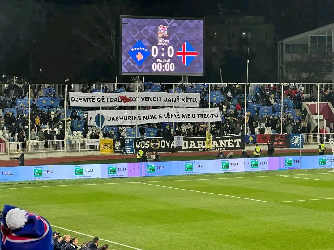 "Dardanët" me mesazh të fuqishëm në sfidën Kosovës - Islandë