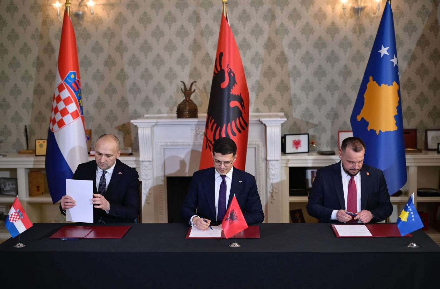 Deklarata e plotë që u nënshkrua mes Kosovës, Shqipërisë dhe Kroacisë në fushën e mbrojtjes