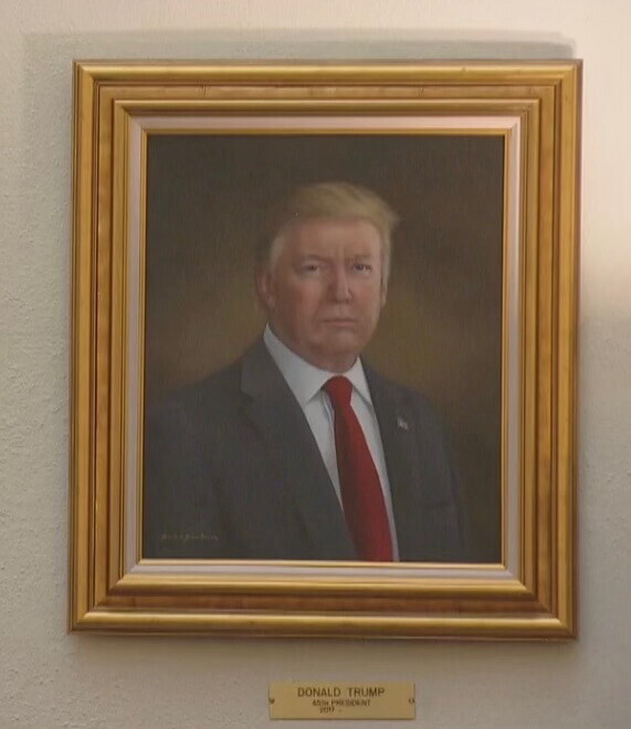 Trumpi shpreh pakënaqësi për portretin e tij: Më mirë të mos ishte fare
