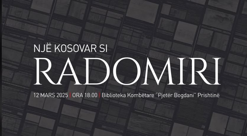 “Një kosovar si Radomiri”, libri që promovohet sot në Bibliotekën Kombëtare