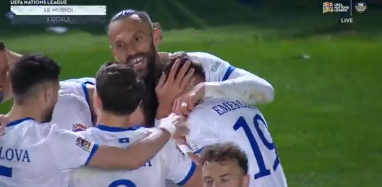 Muriqi s’e bën hesap Islandën, shënon edhe golin e tretë