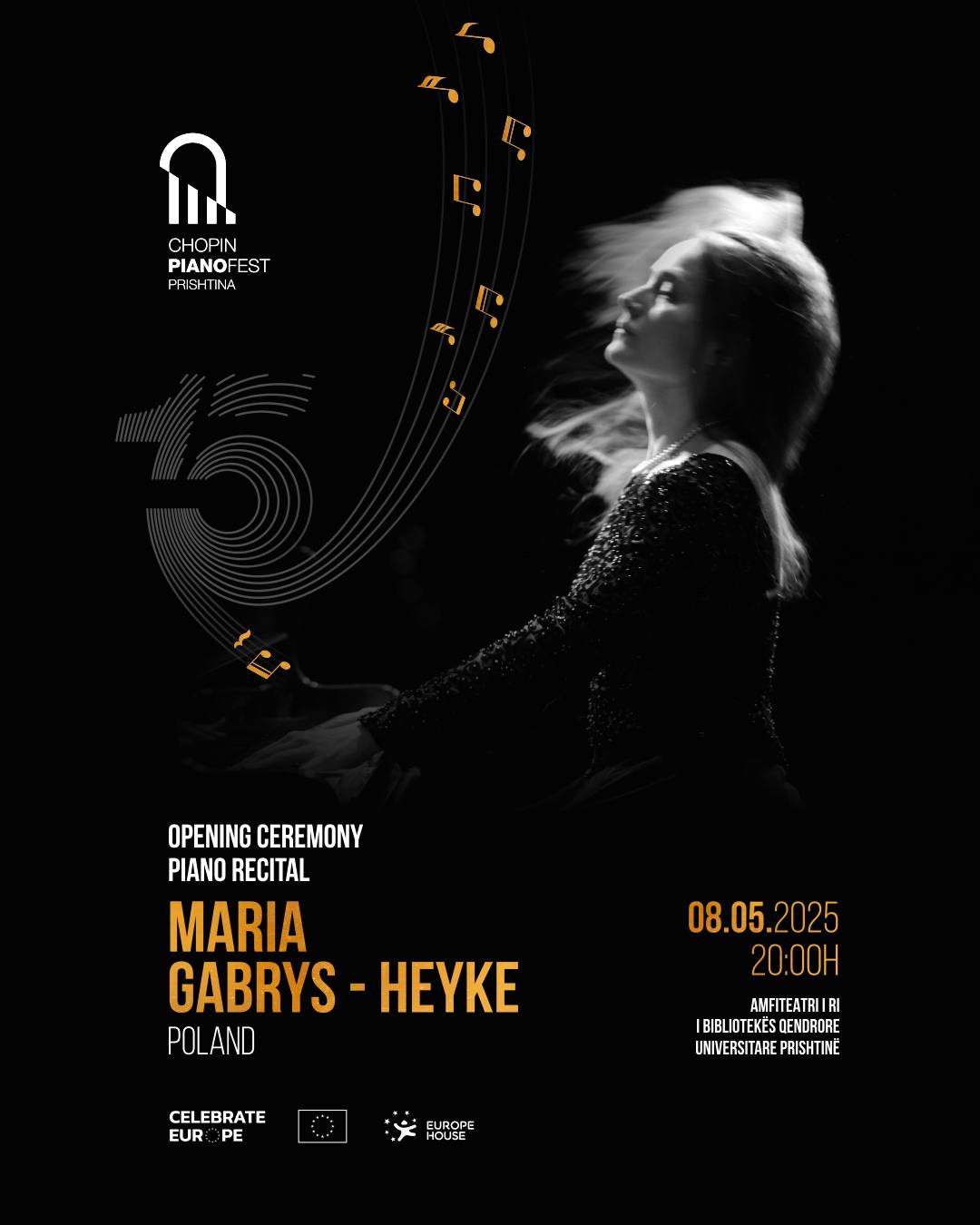 Edicioni i 15-të i Chopin Piano Fest fillon në maj