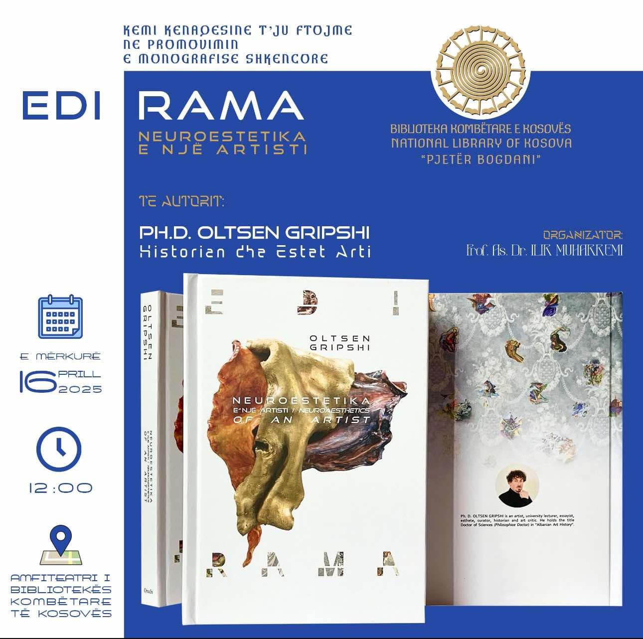 Nesër promovohet libri që i kushtohet pikturave të Edi Ramës