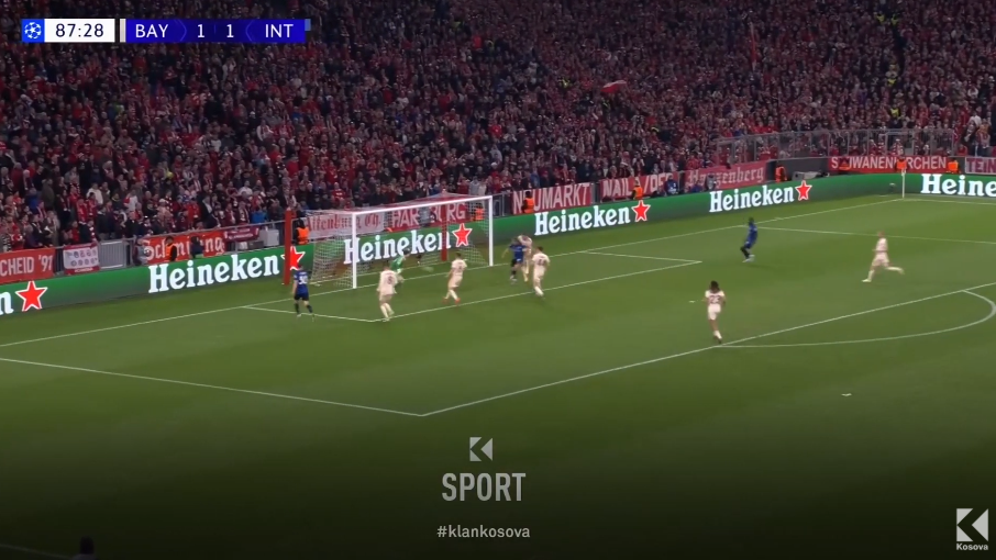 Edhe 'Champions League' ndan minutat identike të golave që i shënoi Interit Bayernit