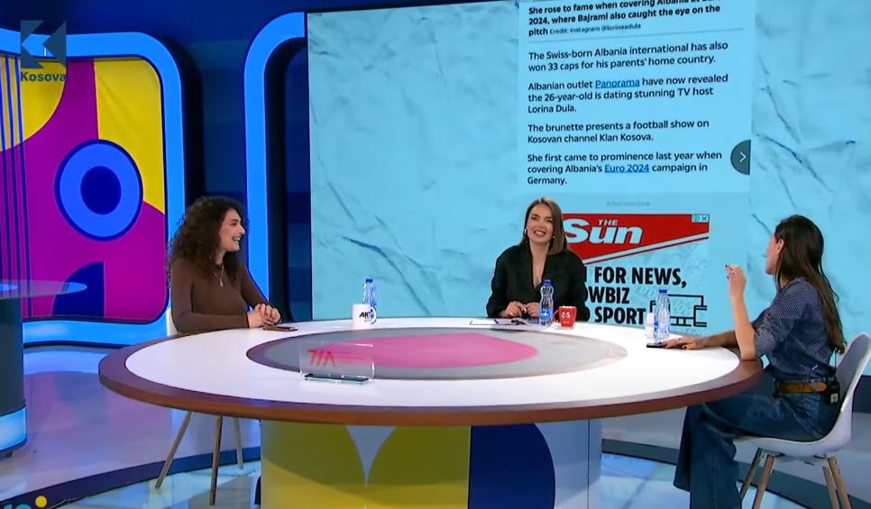 Zbulohet lidhja mes futbollistit të kombëtares dhe moderatores (VIDEO)