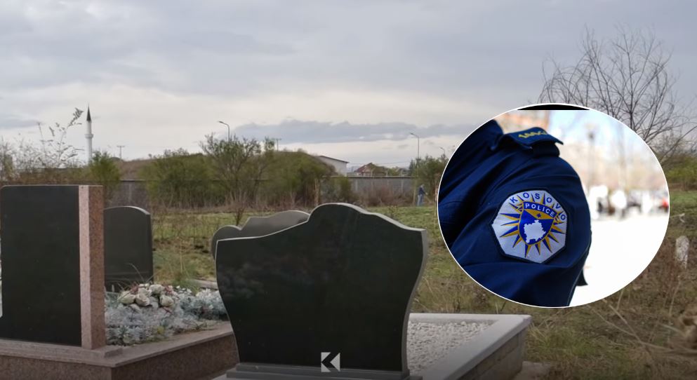 Një person në Fushë Kosovë ankohet në polici se dikush i dëmtoi varrin e djalit