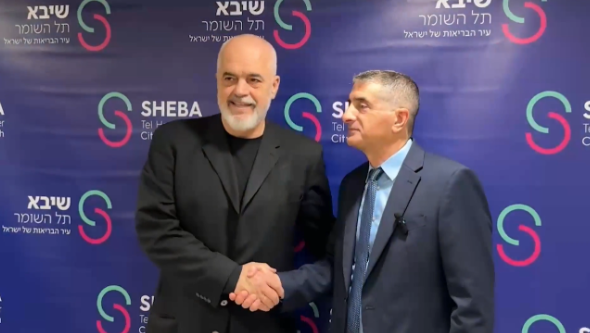 Rama në Izrael, viziton Qendrën Mjekësore në Tel Aviv