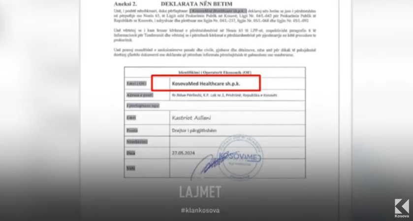 Tenderi i dyshimtë - Kompania humb 900 mijë euro faji i një OJQ-je (VIDEO)