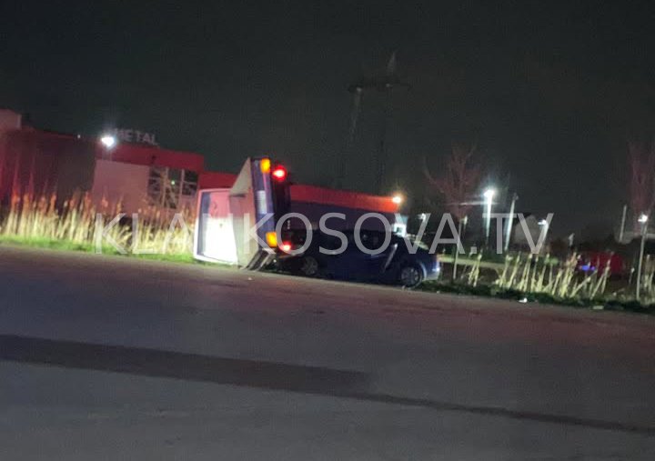 Aksident në Obiliq, dyshohet për të lënduar