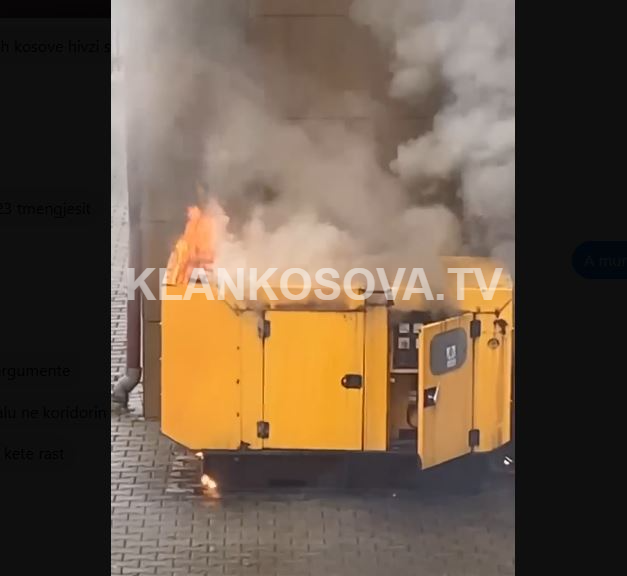 Merr flakë gjeneratori në Gjimnazin “Hivzi Sylejmani” në Fushë-Kosovë 