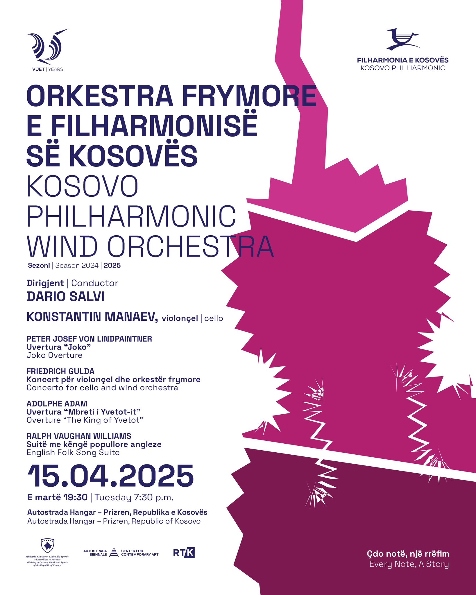 Orkestra e Filharmonisë mban sonte koncert në Prizren