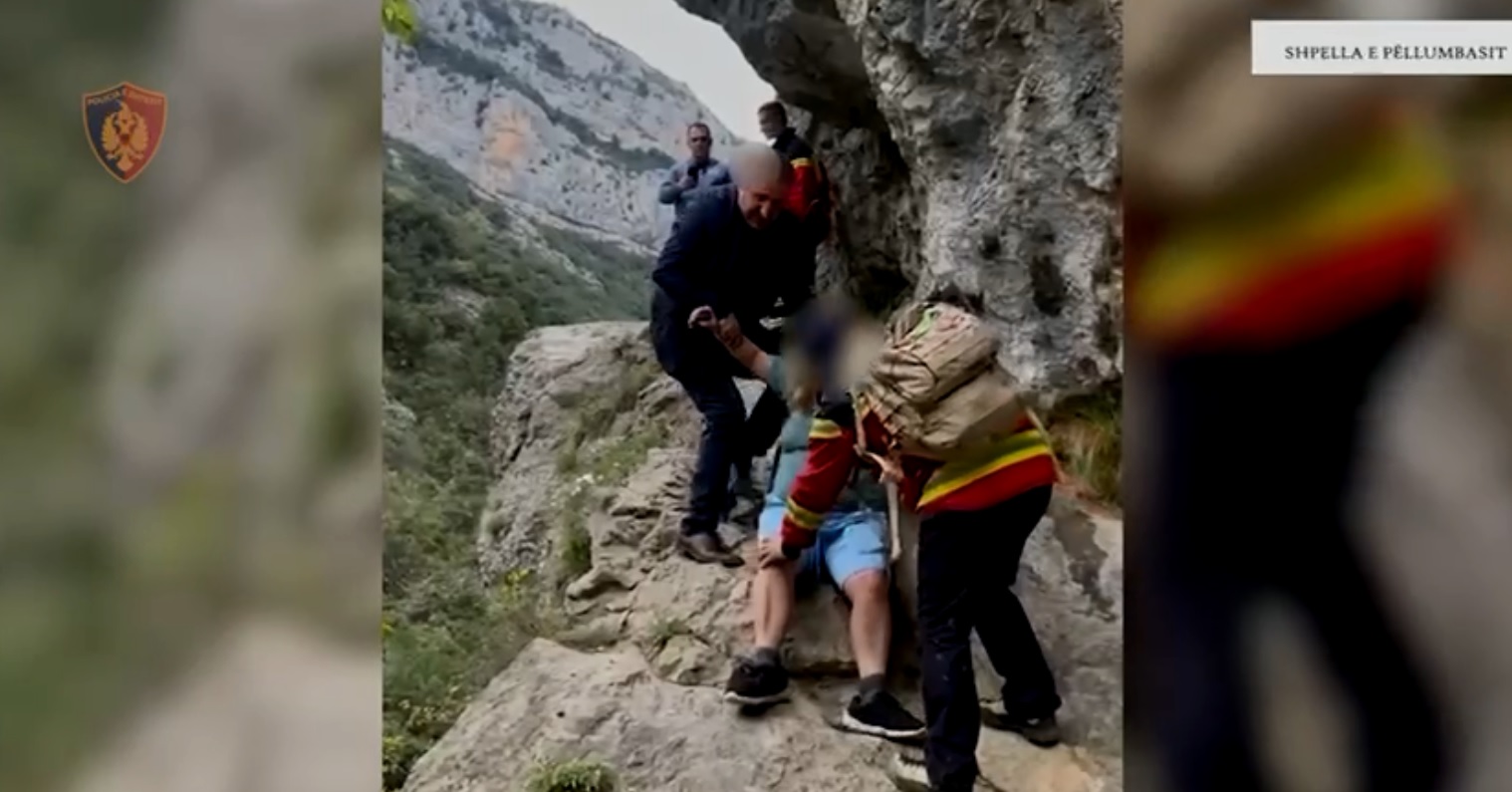 Nënë e bir, shtetas gjermanë, shpëtohen nga policia pasi humbën në "Shpellën e Pëllumbasit"