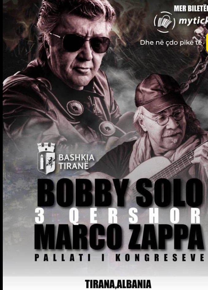 Bobby Solo dhe Marco Zappa me super koncert në Tiranë