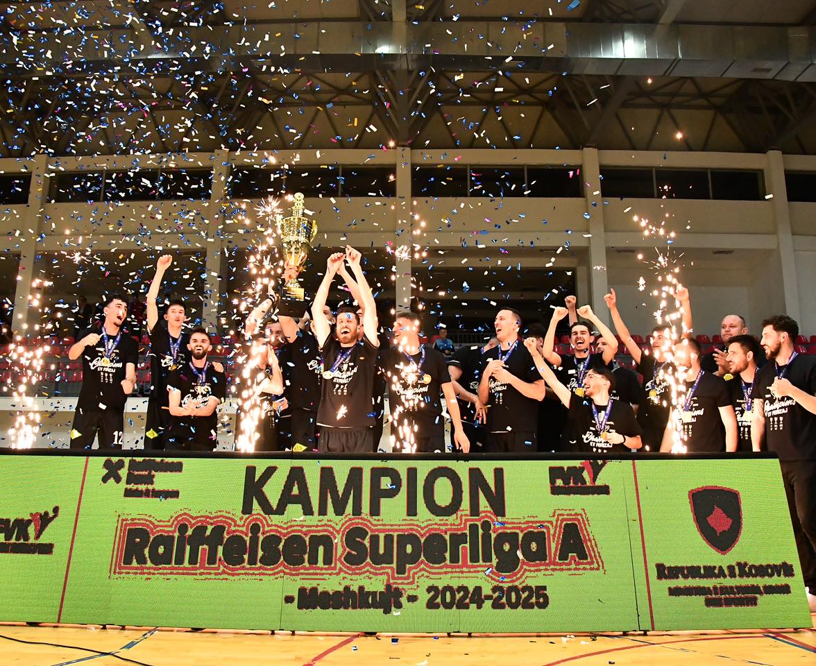 Ferizaj, kampioni i Kosovës në volejboll për meshkuj