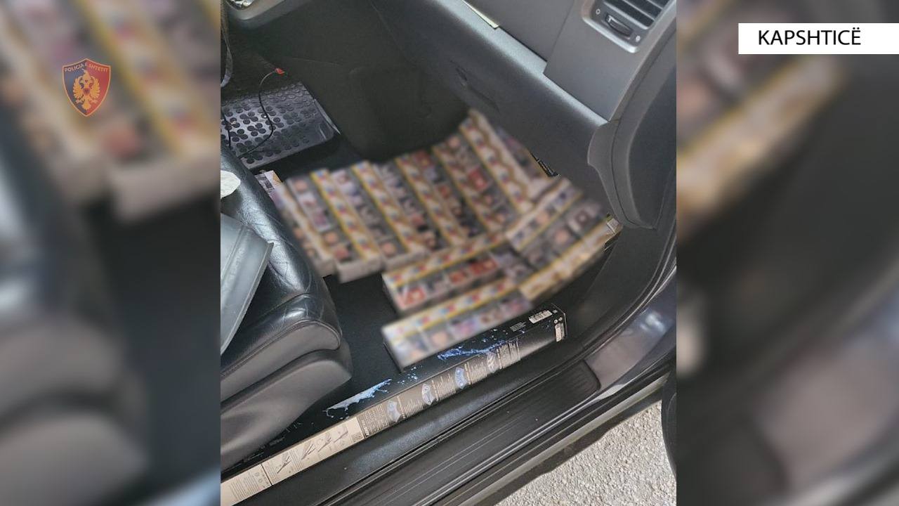 Shqipëri: Kapet në flagrancë 48-vjeçari, tentoi të kontrabandonte dhjetëra steka cigaresh