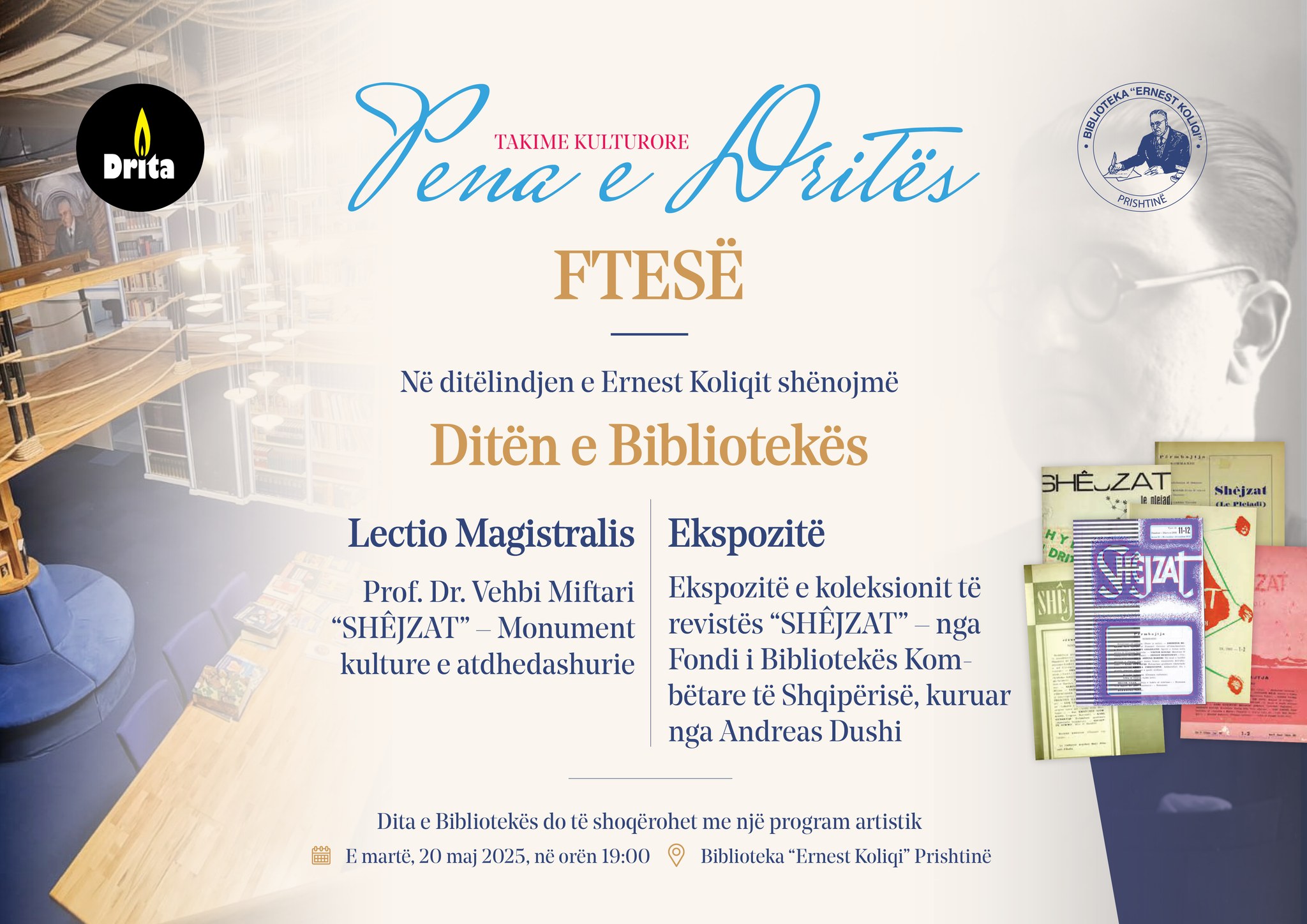 Dita e Bibliotekës “Ernest Koliqi” shënohet me program artistik