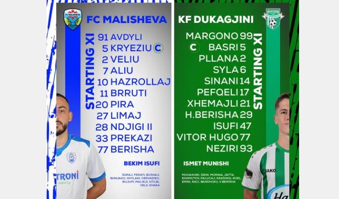 Dalin formacionet e ndeshjes Malisheva-Dukagjini