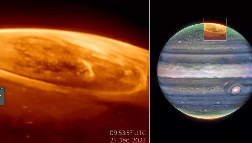 Imazhe të reja nga James Webb kapin dritat veriore të Jupiterit