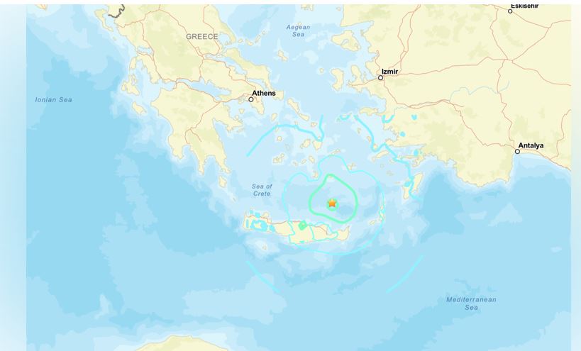 Paralajmërim për cunami pas tërmetit që goditi brigjet e Kretës në Greqi