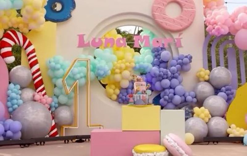 Kiara dhe Luizi publikojnë momente nga festa e ditëlindjes së parë të vajzës së tyre (VIDEO)