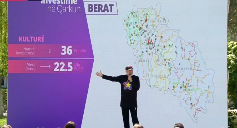Rama në Berat: Pensione më të larta dhe investime në ushtri