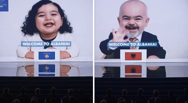 Samiti në Tiranë fillon me video qesharake të gjeneruar me AI - liderët shfaqen si fëmijë të vegjël
