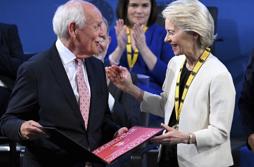 Ursula von der Leyen nderohet me çmim për kontributin në unitetin evropian