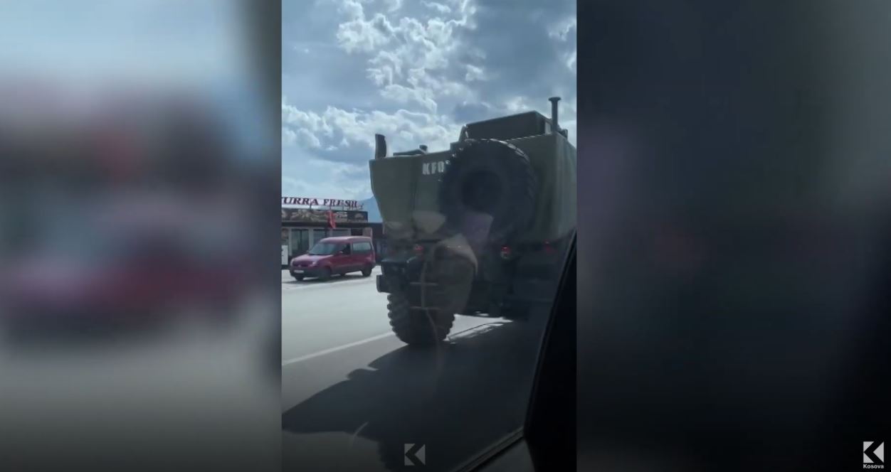 Policia jep detaje rreth aksidentit ku u involvua një automjet i KFOR-it
