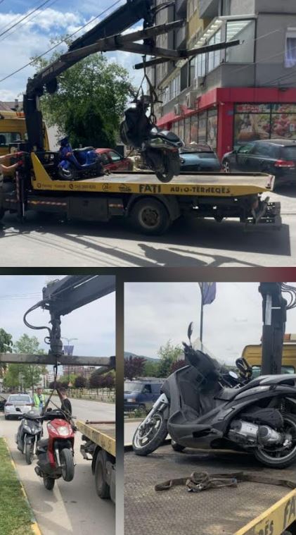 Policia konfiskon 18 motoçikleta në Ferizaj, shkak mungesa e dokumentacionit