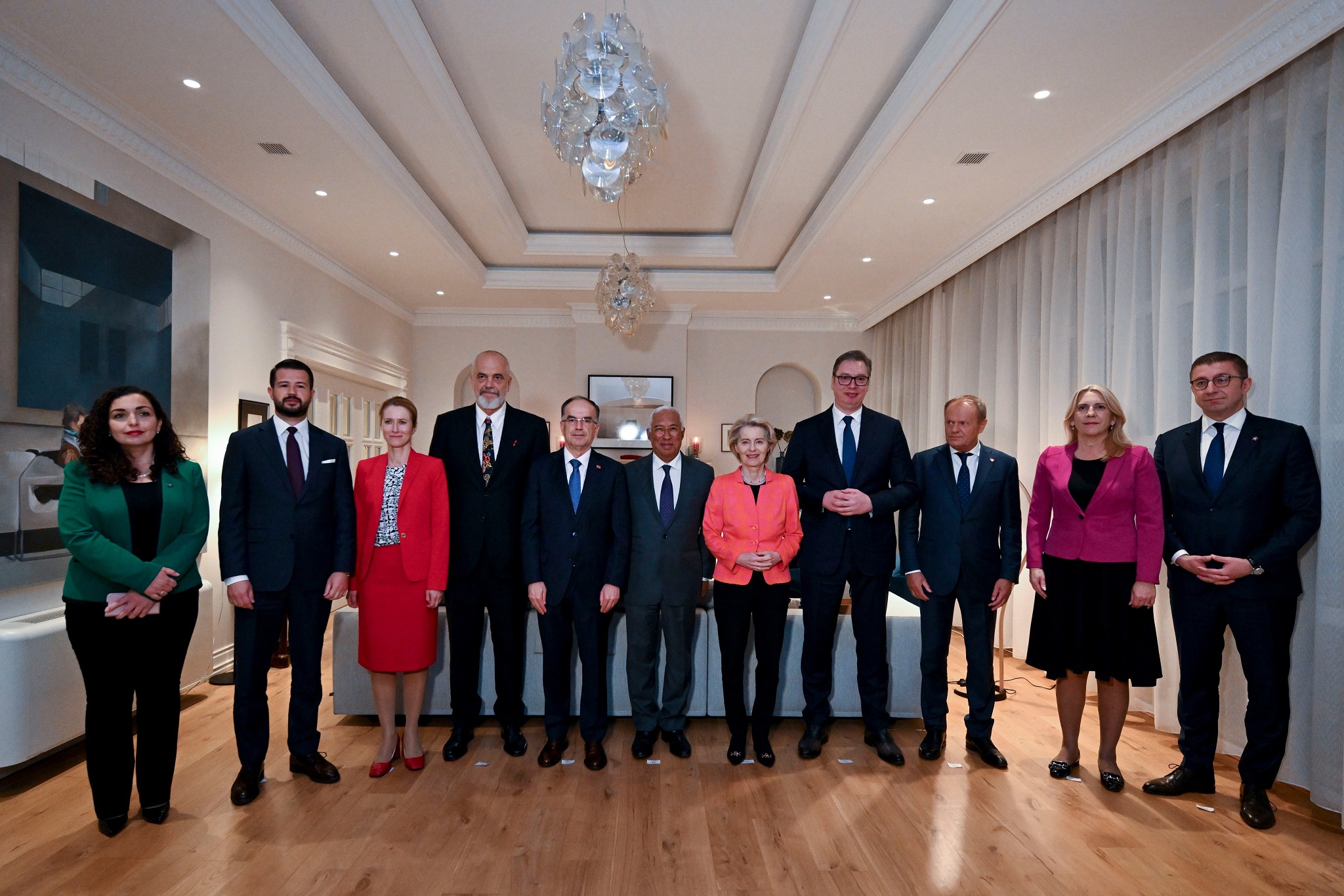 Von der Leyen publikon foton me liderët e BP6 në Tiranë: Ndajmë një kontinent dhe një të ardhme të përbashkët