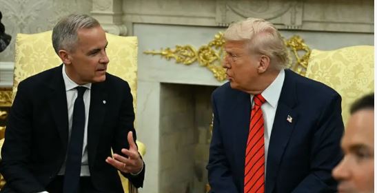 "Kemi shumë gjëra të përbashkëta" thotë Trumpi në takim me Carneyn