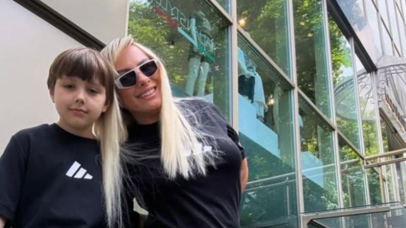 Vesa Luma "matchy -matchy" me të birin