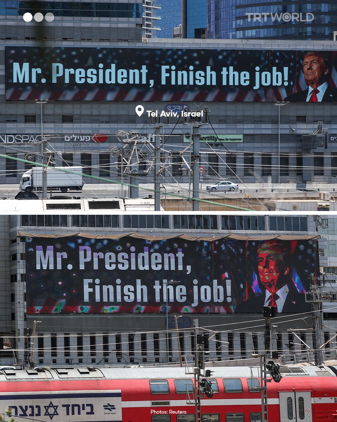 “Zotri President, përfundo punën!”, thirrje ushtarake për Trump në Tel Aviv (FOTO)