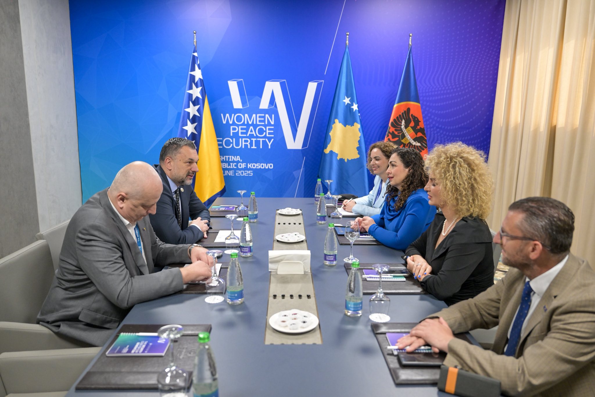 Presidentja Osmani mirëpret ministrin e Jashtëm të Bosnjës