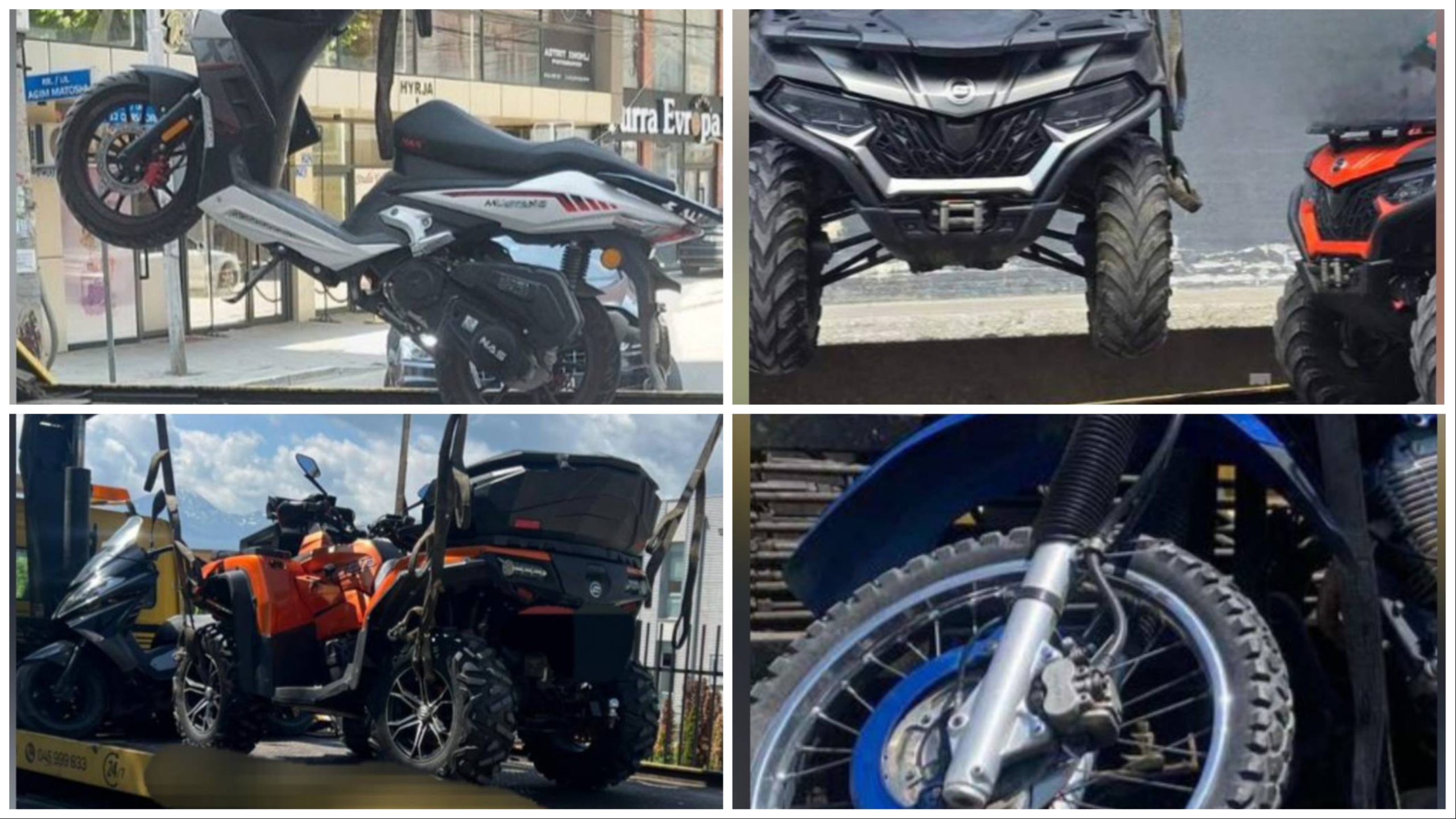 Policia në Ferizaj konfiskon 30 motoçikleta në qershor