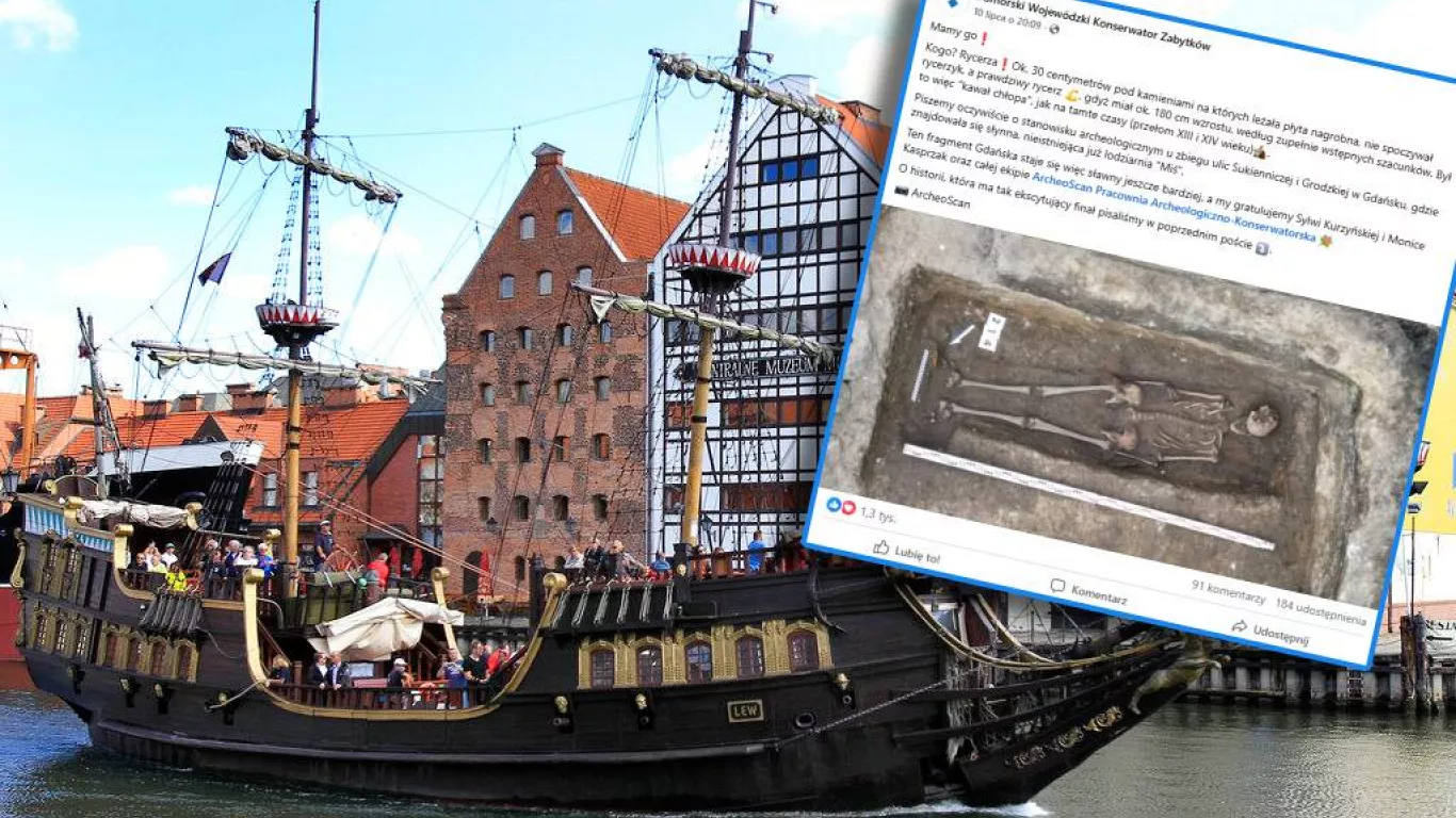 'Gdańsk Lancelot': Skeleti i një kalorësi mesjetar gjendet nën një ish-sallon akulloresh në Poloni