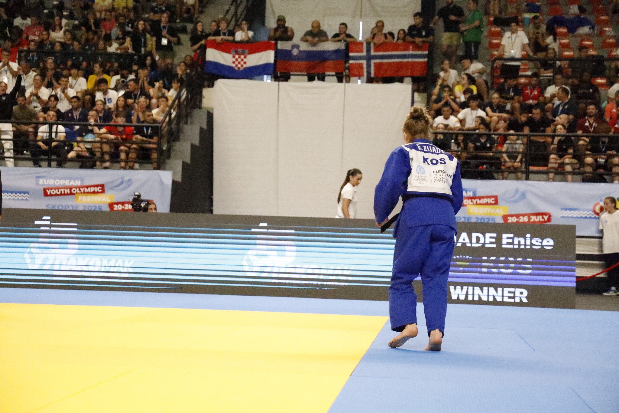 Xhudistja Enise Zijade e fiton medaljen e bronztë në garën “EYOF Shkupi 2025”