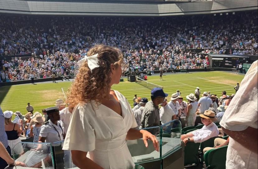 Leona Lewis ndjek nga afër kampionatin e tenisit "Wimbledon"