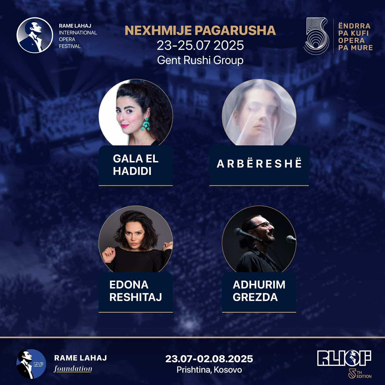 "Ëndrra pa kufi, Opera pa mure": Festivali Ndërkombëtar i Operës Rame Lahaj, nis sonte me mbrëmjen kushtuar Nexhmije Pagarushës