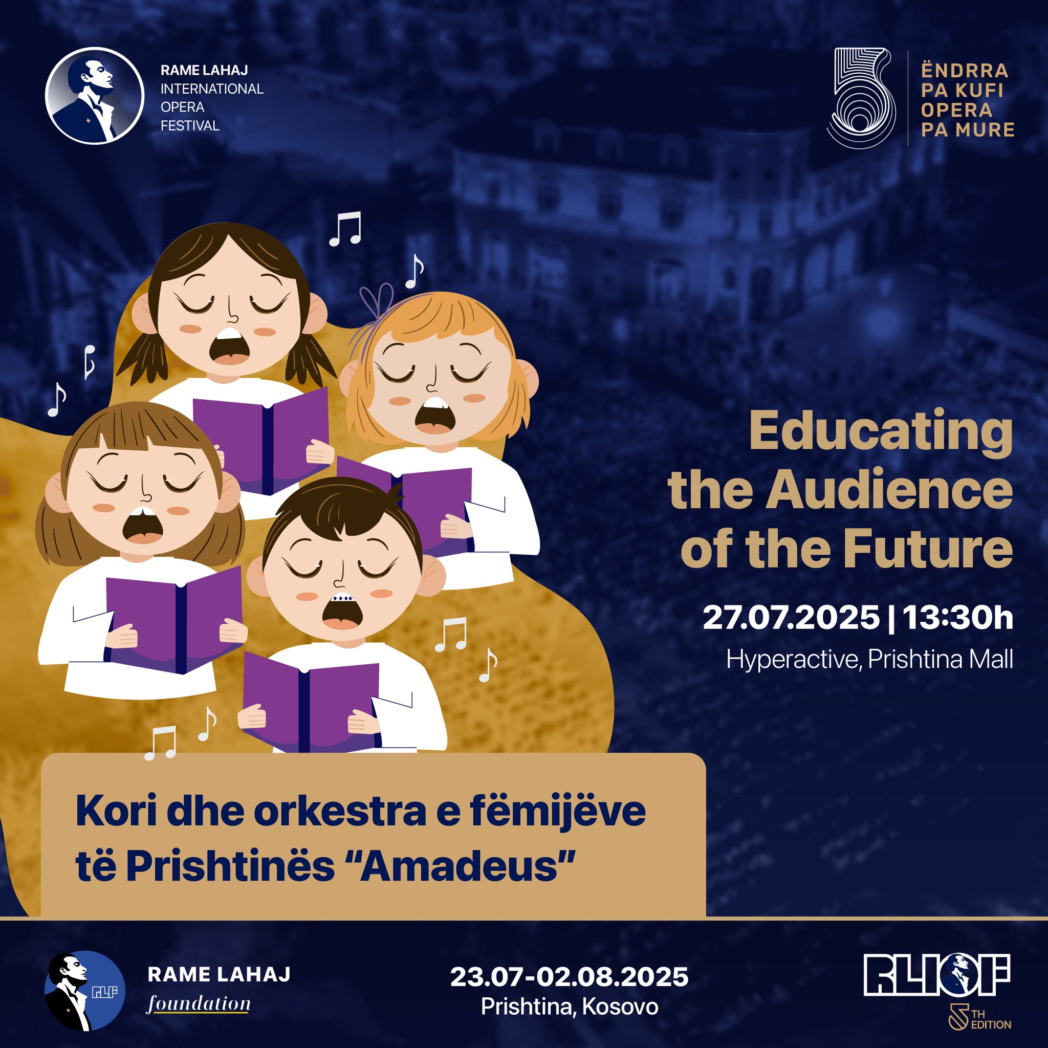 Festivali Ndërkombëtar i Operës “Rame Lahaj” me koncert të veçantë dedikuar fëmijëve